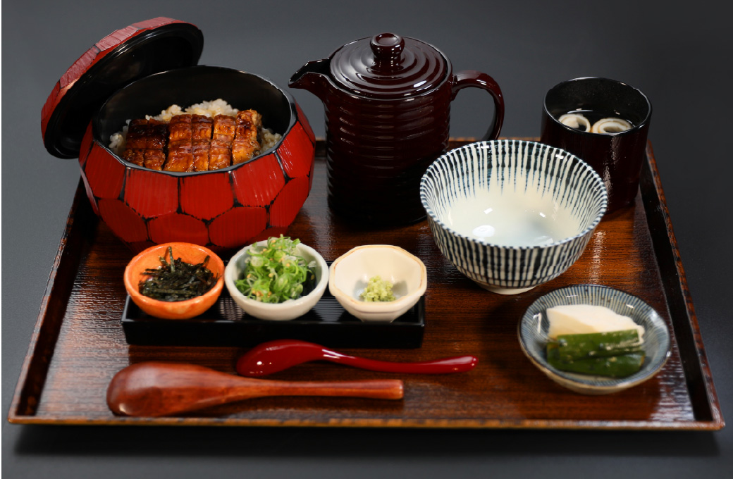 薬味と出汁で楽しむ ひつまぶし 特福(鰻四分の三・とろろ・お吸い物付き)